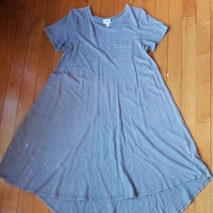 Lularoe gray Carly dress